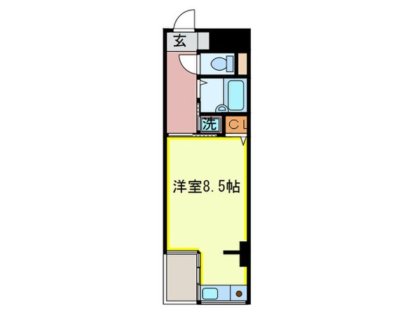 ピポットコート今池の物件間取画像